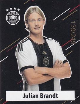 2022 Panini FIFA World Cup: Qatar 2022 Stickers DFB Team Germany - Black White #13 Julian Brandt Front
