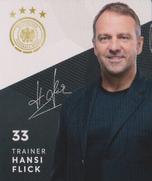 2022 Rewe DFB-Sammelalbum #33 Hansi Flick Front
