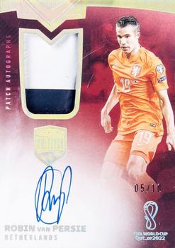 2022 Panini Eminence FIFA World Cup - Patch Autographs #PA-RVP Robin van Persie Front