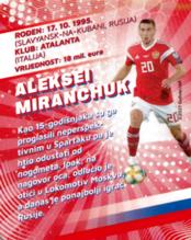 2021 Konzum Euro Zvijezde 2021 #29 Aleksei Miranchuk Back