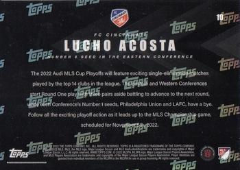2022 Topps MLS Playoffs #10 Lucho Acosta Back