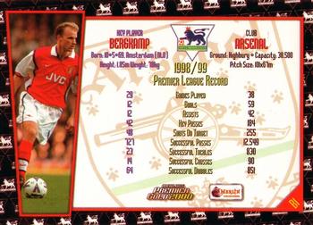 2000 Merlin's Premier Gold - Club Cards #B1 Dennis Bergkamp Back