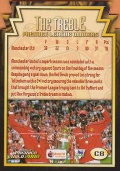 2000 Merlin's Premier Gold - Magic Moments #C8 The Treble - Premier League Winners 1998/99 Back