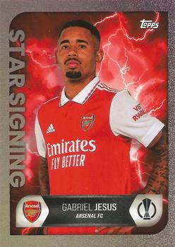 2022 Topps UEFA Champions League Summer Signings #NNO Gabriel Jesus Front
