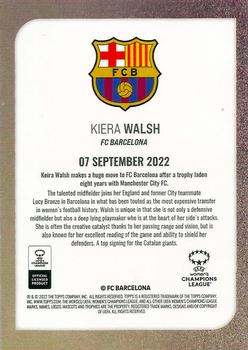 2022 Topps UEFA Champions League Summer Signings #NNO Keira Walsh Back