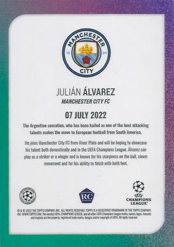2022 Topps UEFA Champions League Summer Signings #NNO Julian Alvarez Back