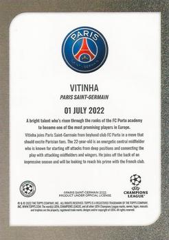 2022 Topps UEFA Champions League Summer Signings #NNO Vitinha Back
