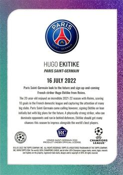 2022 Topps UEFA Champions League Summer Signings #NNO Hugo Ekitike Back