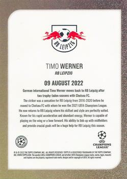 2022 Topps UEFA Champions League Summer Signings #NNO Timo Werner Back