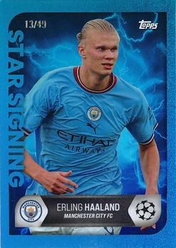 2022 Topps UEFA Champions League Summer Signings - Silver Foil #NNO Erling Haaland Front