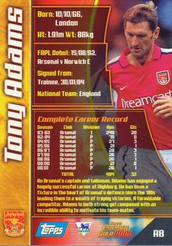 2001-02 Topps Premier Gold 2002 #A8 Tony Adams Back