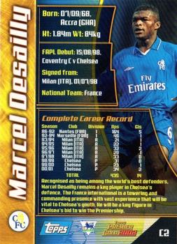 2001-02 Topps Premier Gold 2002 #C2 Marcel Desailly Back