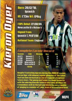 2001-02 Topps Premier Gold 2002 #NU4 Kieron Dyer Back