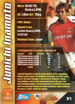 2001-02 Topps Premier Gold 2002 #A7 Junichi Inamoto Back