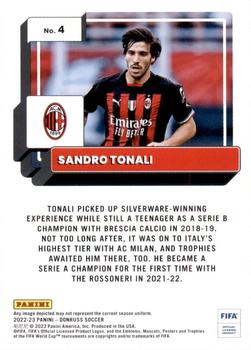 2022-23 Donruss #4 Sandro Tonali Back
