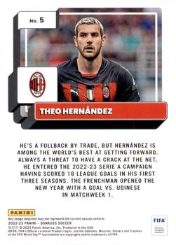2022-23 Donruss #5 Theo Hernandez Back