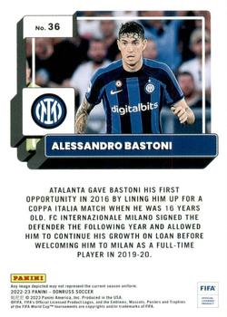 2022-23 Donruss #36 Alessandro Bastoni Back