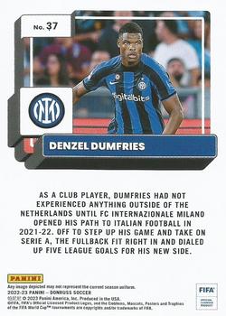 2022-23 Donruss #37 Denzel Dumfries Back