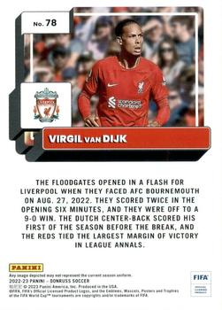 2022-23 Donruss #78 Virgil van Dijk Back