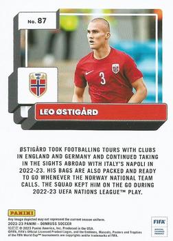 2022-23 Donruss #87 Leo Ostigard Back