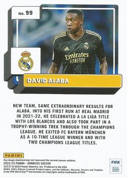 2022-23 Donruss #99 David Alaba Back