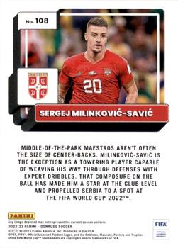 2022-23 Donruss #108 Sergej Milinkovic-Savic Back