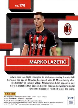 2022-23 Donruss #176 Marko Lazetic Back