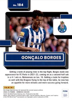 2022-23 Donruss #184 Goncalo Borges Back