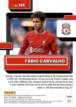 2022-23 Donruss #185 Fabio Carvalho Back