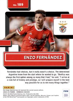 2022-23 Donruss #189 Enzo Fernandez Back