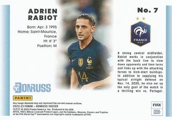 2022-23 Donruss - 1992 Donruss Tribute #7 Adrien Rabiot Back