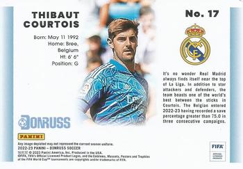2022-23 Donruss - 1992 Donruss Tribute #17 Thibaut Courtois Back