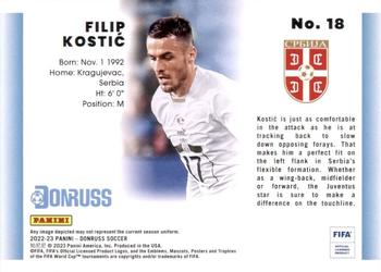 2022-23 Donruss - 1992 Donruss Tribute #18 Filip Kostic Back