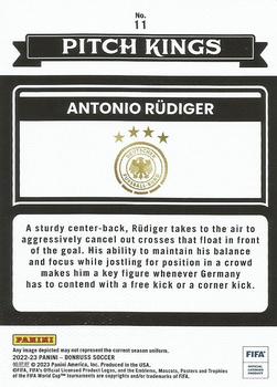 2022-23 Donruss - Pitch Kings #11 Antonio Rudiger Back