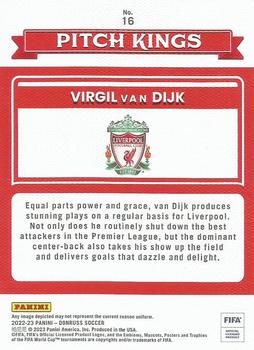 2022-23 Donruss - Pitch Kings #16 Virgil van Dijk Back