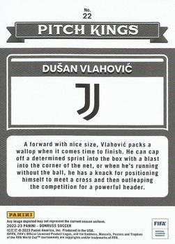 2022-23 Donruss - Pitch Kings #22 Dusan Vlahovic Back