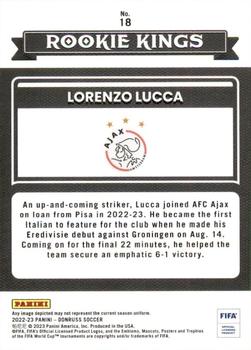 2022-23 Donruss - Rookie Kings #18 Lorenzo Lucca Back