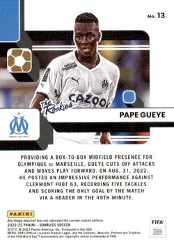 2022-23 Donruss - The Rookies #13 Pape Gueye Back