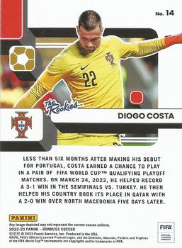2022-23 Donruss - The Rookies #14 Diogo Costa Back