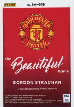 2022-23 Donruss - The Beautiful Game Autographs #BA-GSN Gordon Strachan Back