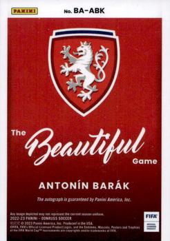 2022-23 Donruss - The Beautiful Game Autographs #BA-ABK Antonin Barak Back