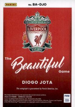 2022-23 Donruss - The Beautiful Game Autographs #BA-DJO Diogo Jota Back