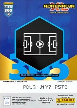 2023 Panini Adrenalyn XL FIFA 365 - Limited Edition #NNO Line-Up Back