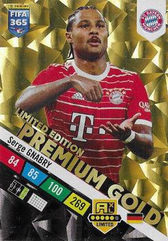 2023 Panini Adrenalyn XL FIFA 365 - Premium Gold Limited Edition #NNO Serge Gnabry Front