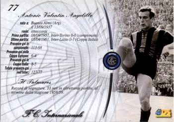 2000 DS Card Collections Inter #77 Antonio Valentin Angelillo Back