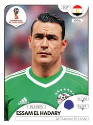 2018 Panini FIFA World Cup: Russia 2018 Stickers (Pink Backs, Made in Italy) #62 Essam El Hadary Front