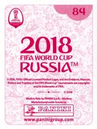 2018 Panini FIFA World Cup: Russia 2018 Stickers (Pink Backs, Made in Italy) #84 Diego Godín Back