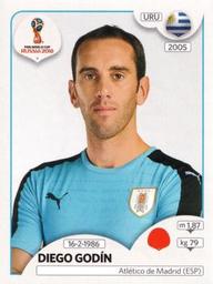 2018 Panini FIFA World Cup: Russia 2018 Stickers (Pink Backs, Made in Italy) #84 Diego Godín Front