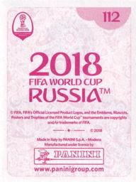 2018 Panini FIFA World Cup: Russia 2018 Stickers (Pink Backs, Made in Italy) #112 William Carvalho Back