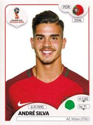 2018 Panini FIFA World Cup: Russia 2018 Stickers (Pink Backs, Made in Italy) #116 André Silva Front